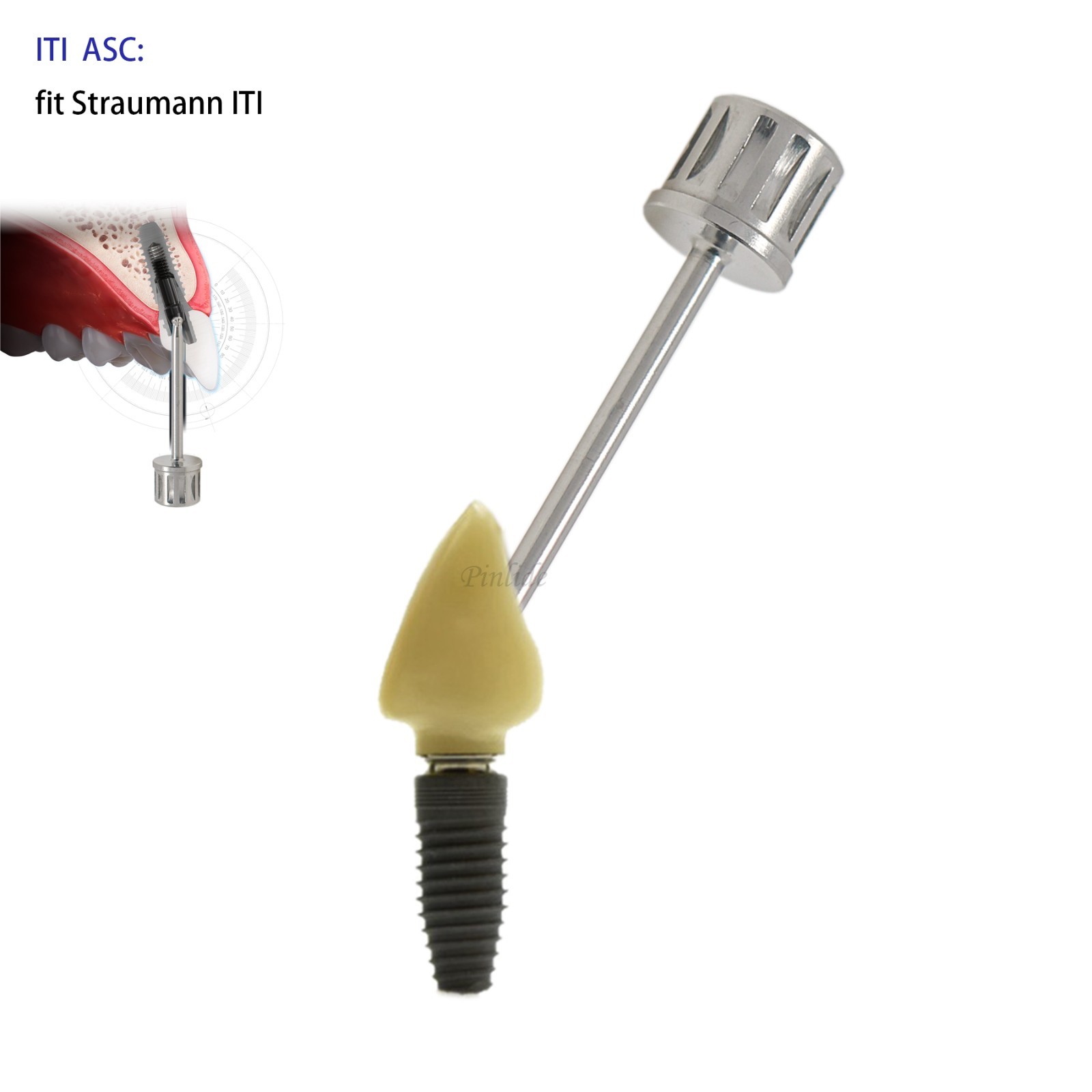 Implant Screwdriver Angulated Screw Channel Driver For Hiossen Nobel MIS Astra