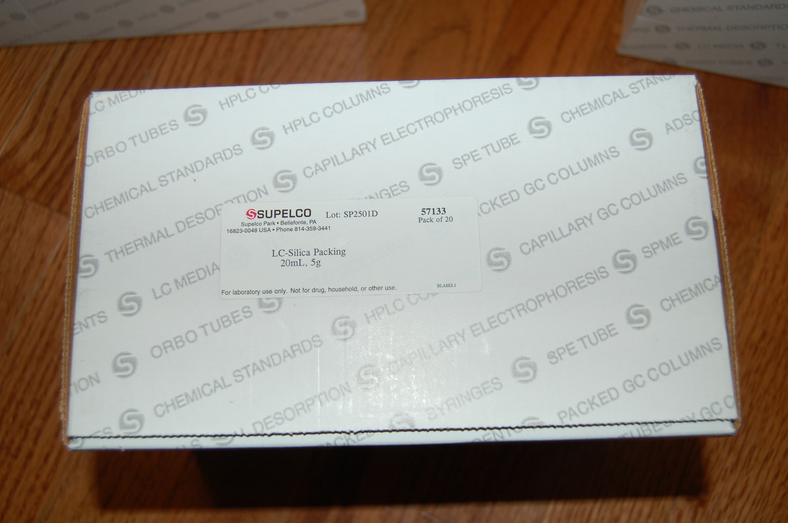 Supelco column SPE superclean LC-Si 20 ml 5 g cartridge 57133