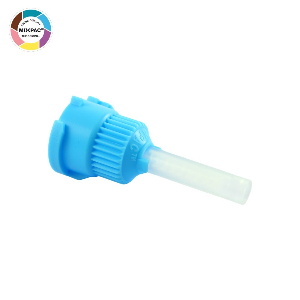 Medmix MIXPAC Light Blue T-Mixer Mixing Tips D Outlet 42.5mm 1:1 & 2:1 Ratio