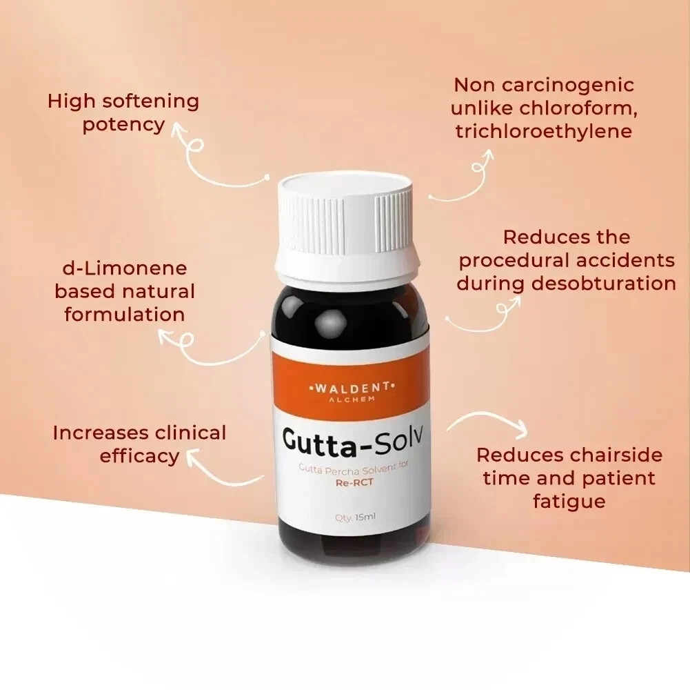 Waldent Gutta – Solv Gutta Percha Solvent 15ml For Dental (Free & Fast Shipping)