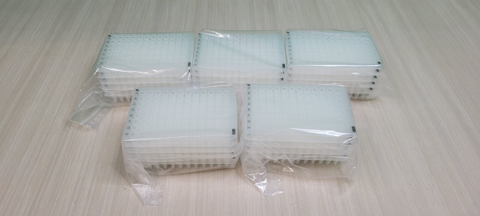 (QTY. 25) BIOPLASTICS 96 Well x 0.2 ml Plate, Laser Marked RP, LF, NON SK NEW