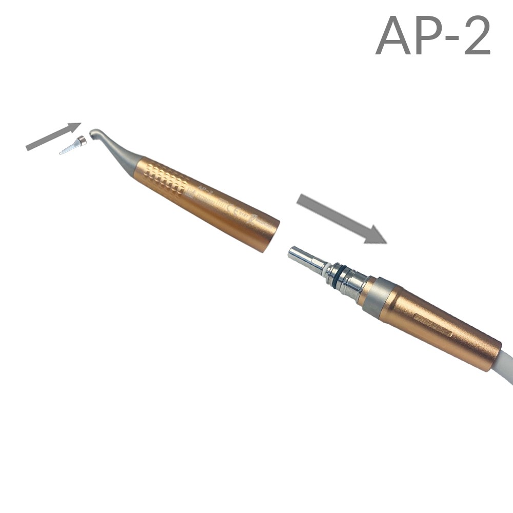 Woodpecker AP-2 Air Polisher Subgingival Handpiece Fit AP-A, AP-B, PT-A, PT-B