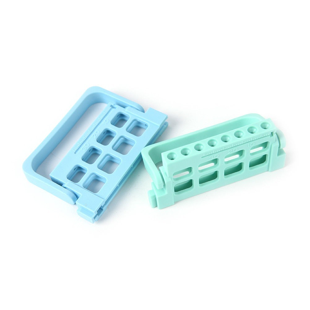 Dental Endo Guard Files Holder Ruler Autoclavable File Block Organizer 8 Hole