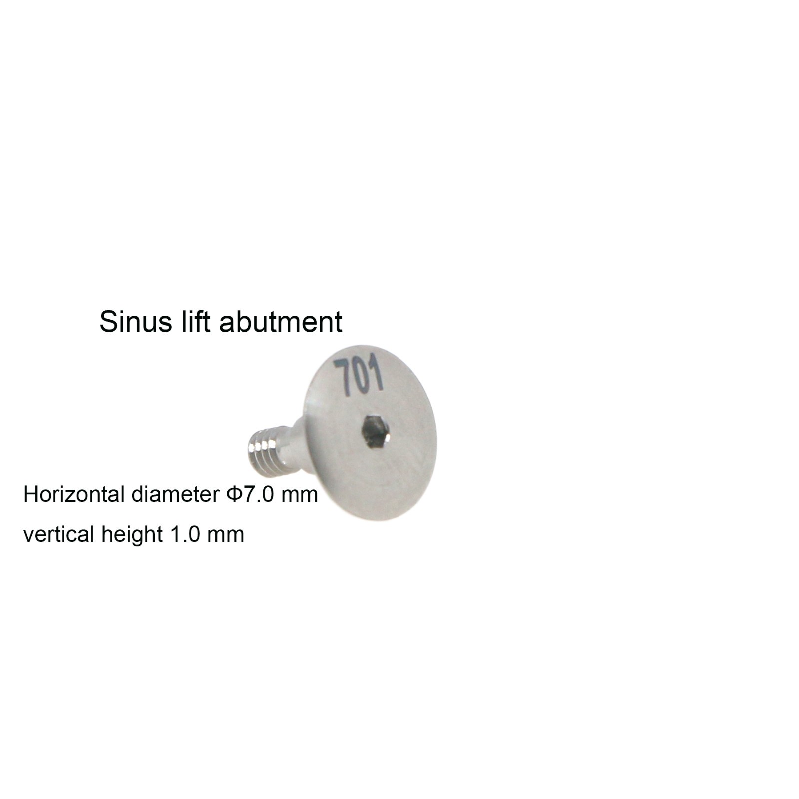 CAD/CAM 3D Implant Lab Analog Sinus lift temporary abutment Fits Hiossen/osstem