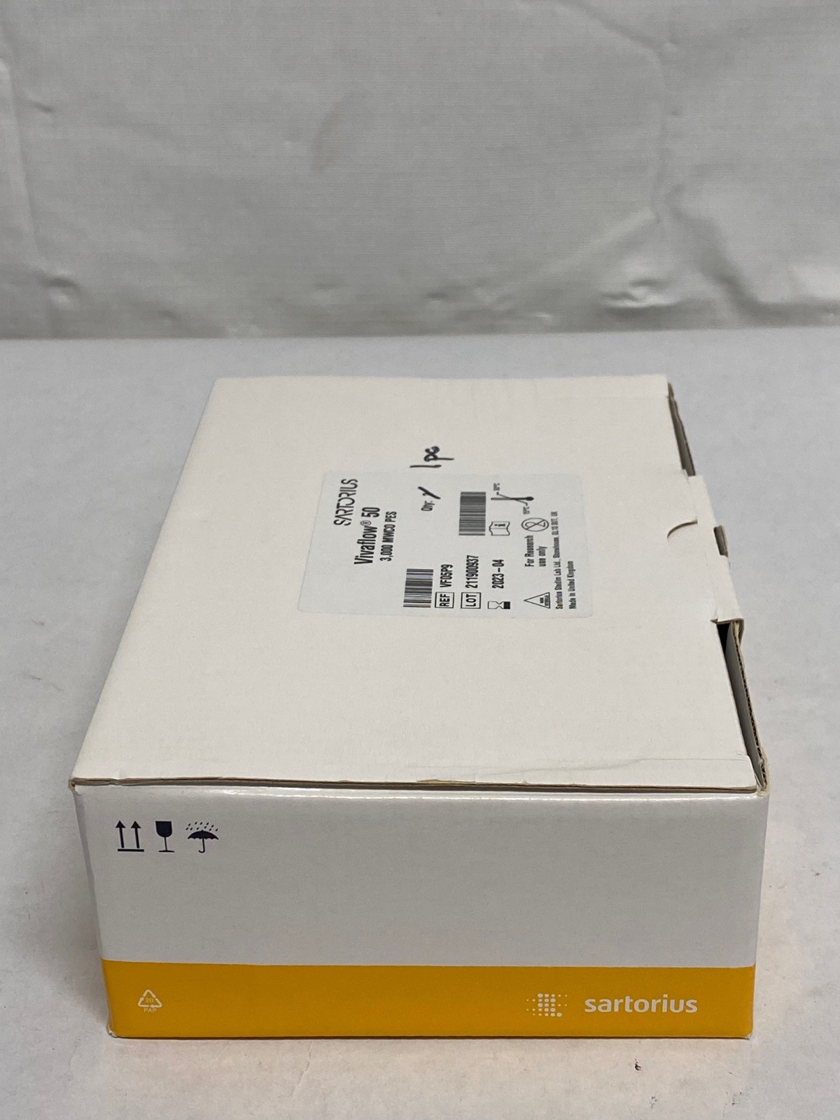 (1 Pc) SARTORIUS Vivaflow 50 Laboratory Crossflow Cassette 3000 MWCO PES VF05P9