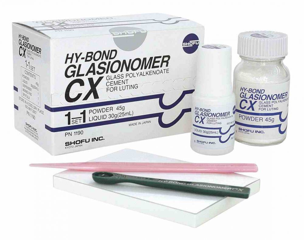 Shofu Hy-Bond CX Lutting Glass Ionomer Cement Big Pack Long Expiry II Free Ship