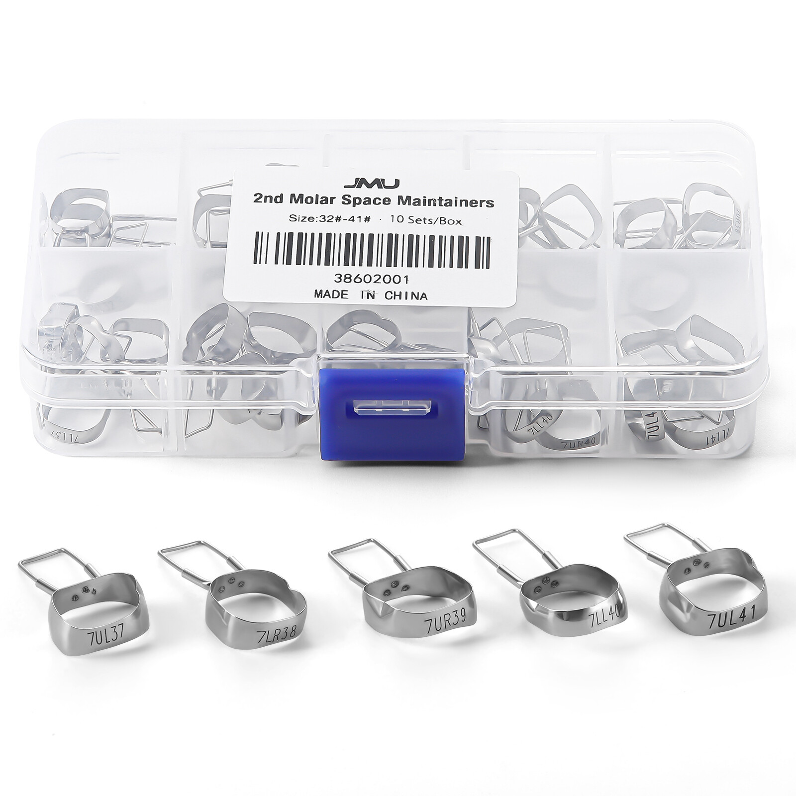 JMU Dental 2nd Space Retainer Band Molar Adjacent Teeth Maintainer Bands 32-41