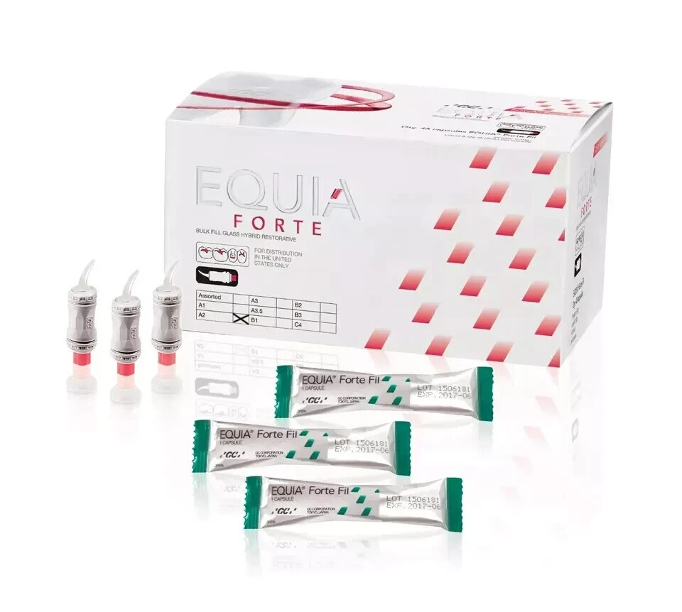 GC EQUIA Forte Bulk Fill Fluoride Releasing Glass Hybrid Restorative System A2