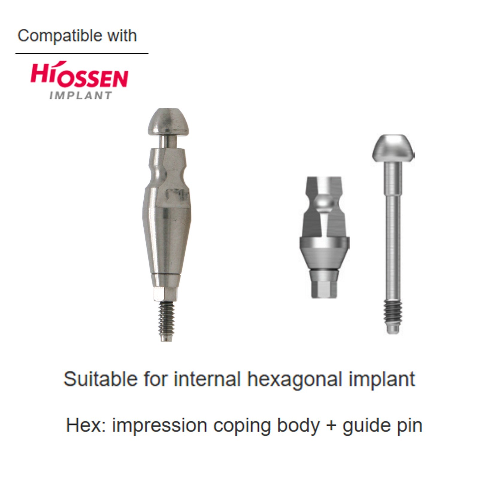 US Dental Fixture Transfer Impression Coping Open Closed Tray Fit Osstem Hiossen