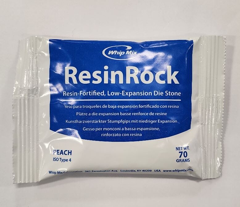*100-Packs* Whip Mix ResinRock Die Material ISO Type 4 Peach 34991