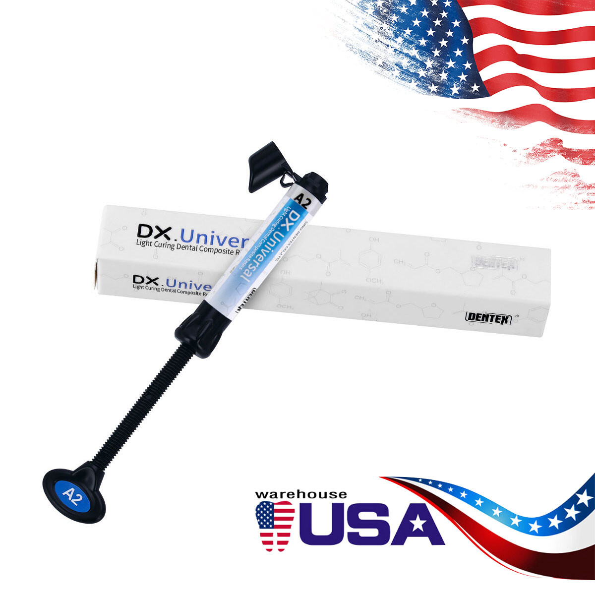 Dental Universal Composite Resin Light Cure Teeth Filling Material A2