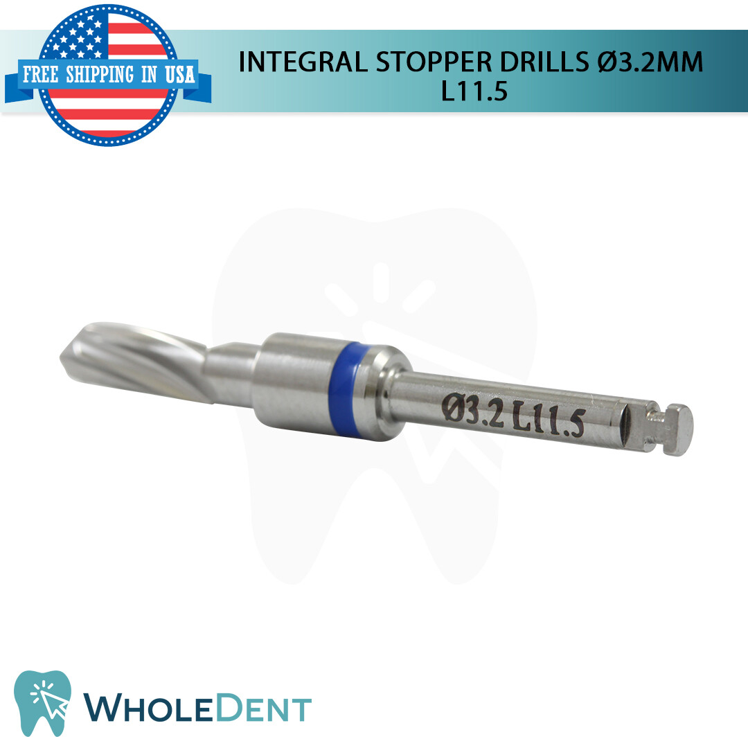 Surgical Integral Stopper Drill Ø3.2 External Irrigation Dental Implant