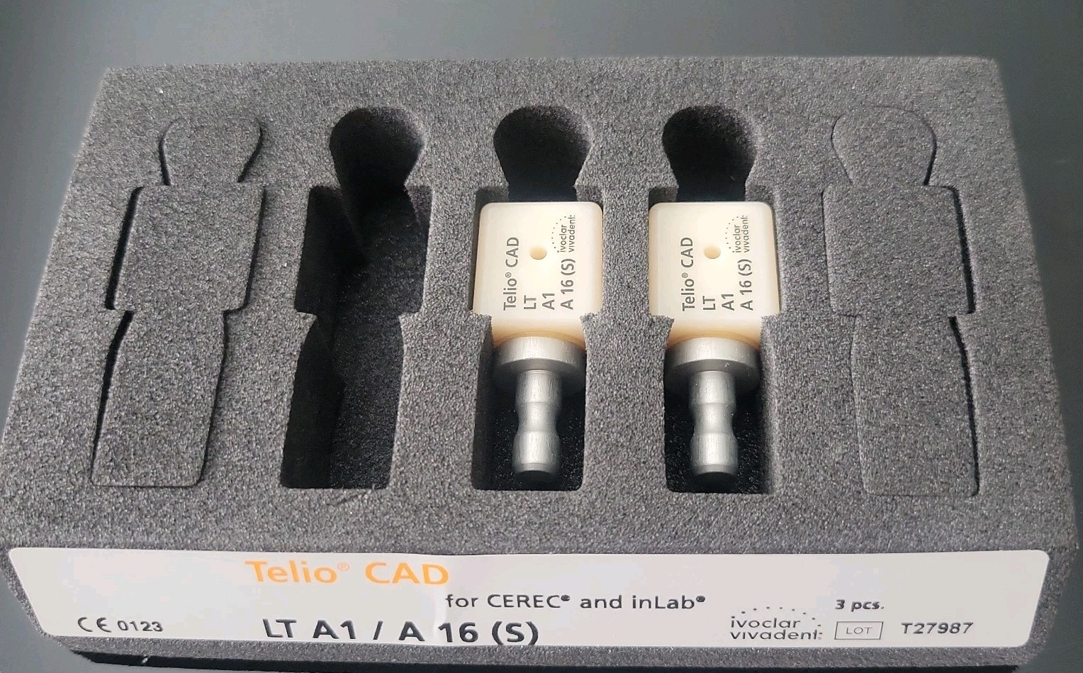 CEREC IPS TELIO CAD – LT A1 / A16 (S) – 2 Total block