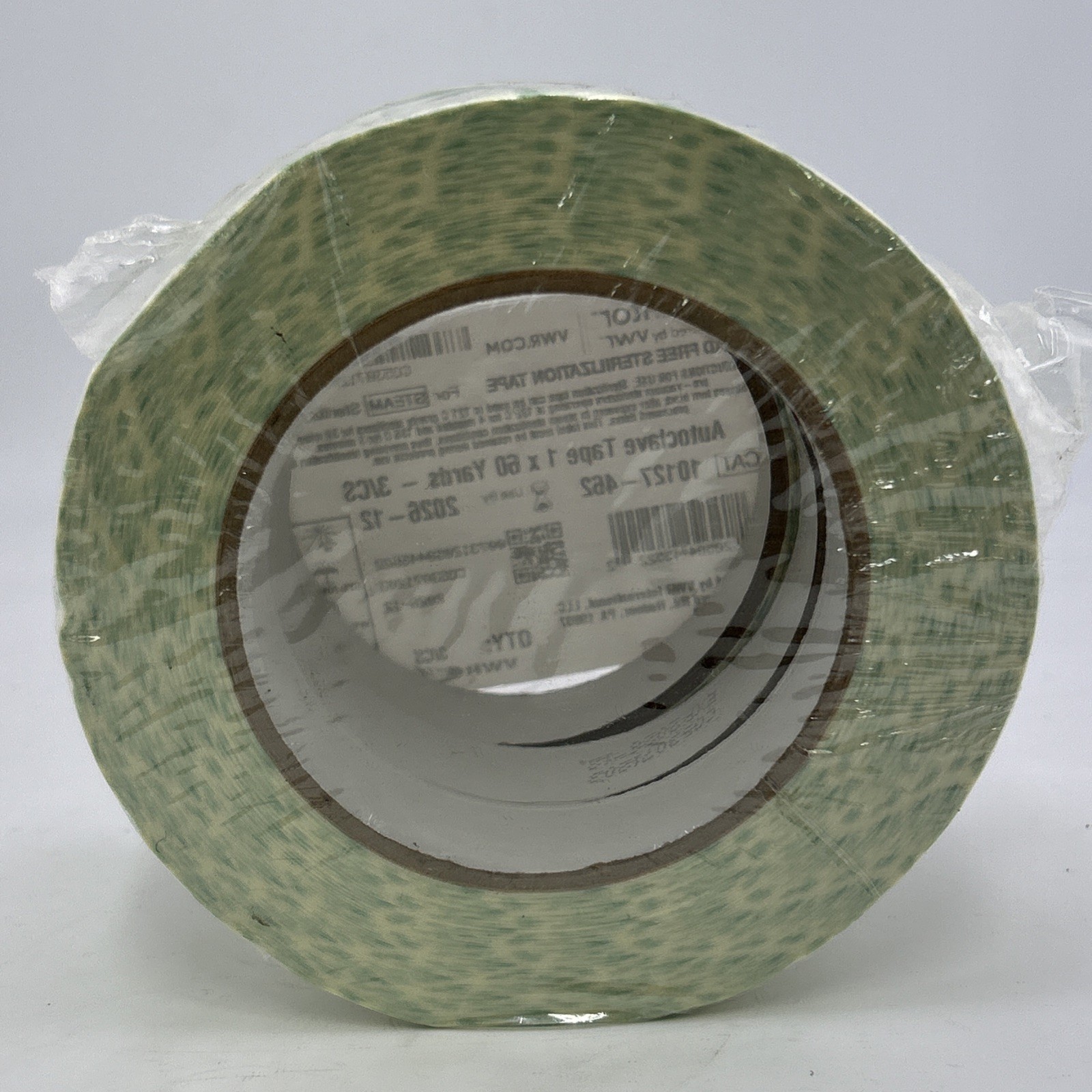 Lot of 3 – VWR – 10127-462 TAPE AUTOCLAVE LEAD FREE 1 in X 60YD. EXP: 12/2026