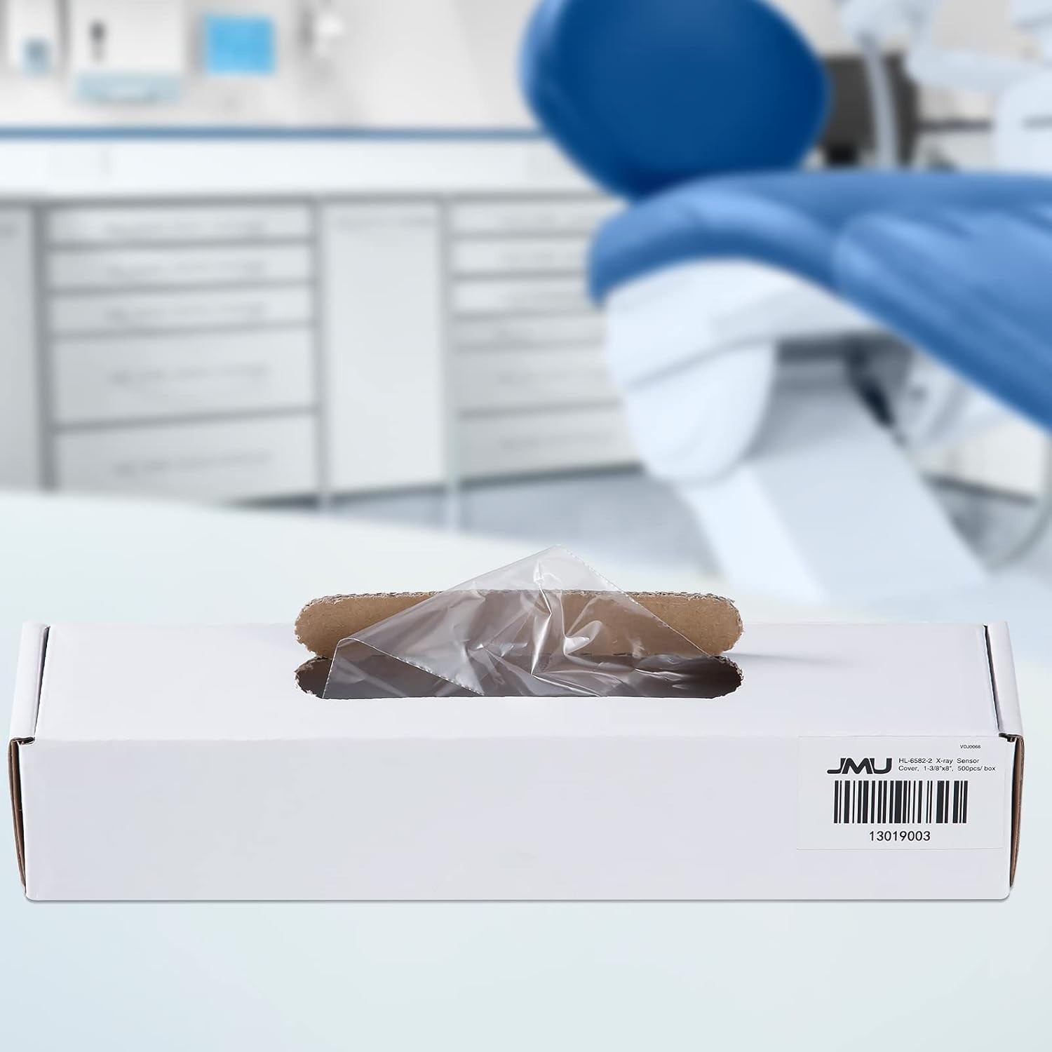 500Pcs Dental Digital X-Ray Sensor Barrier Sleeves Disposable Plastic Cover Bags
