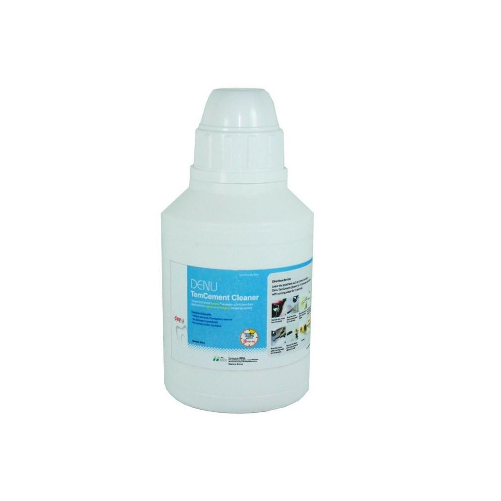 Dental HDI DENU TemCement Temporary Cement Cleaner 200ml Cleaning Solution