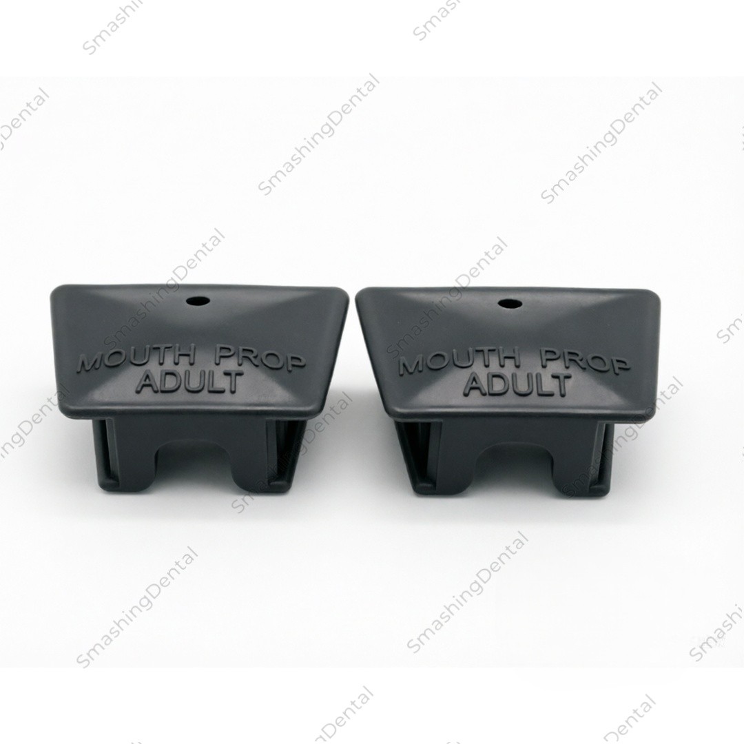 5Pcs Dental Black Mouth Prop Bite Block Adult-Large Latex Free Strong Vision USA