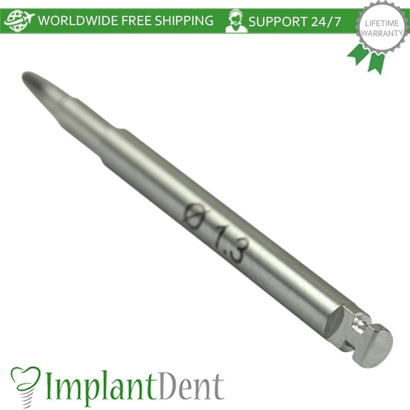 1x Dental Tap Screw Extractor Drill Prosthetic 0.8mm & 1.3mm Stainless Steel