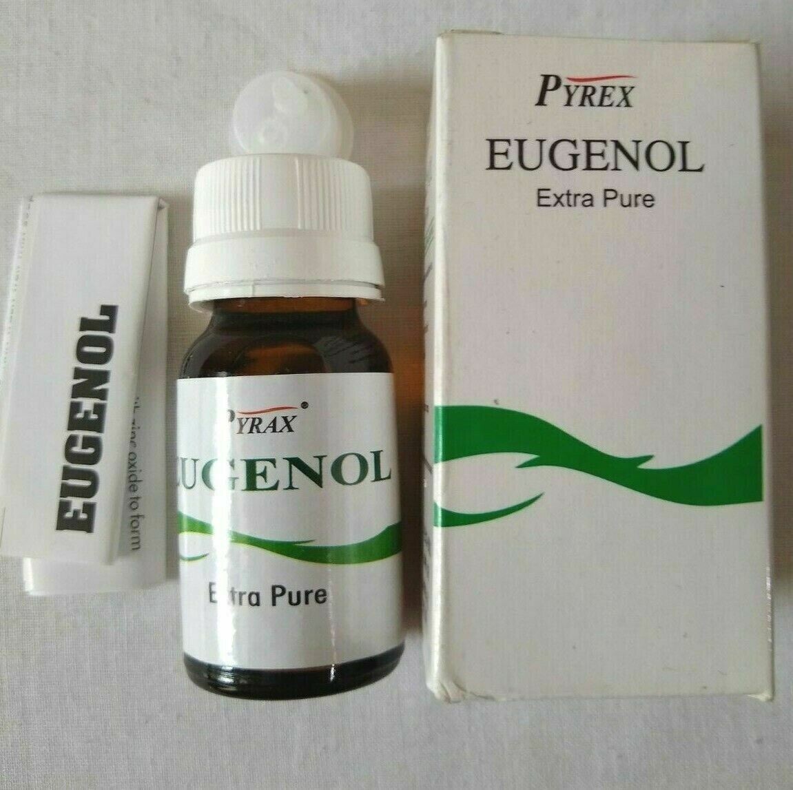 Pyrex Eugenol Oil Extra Pure Dental Dressings Minor Dental Pain 15ml (Free Ship)