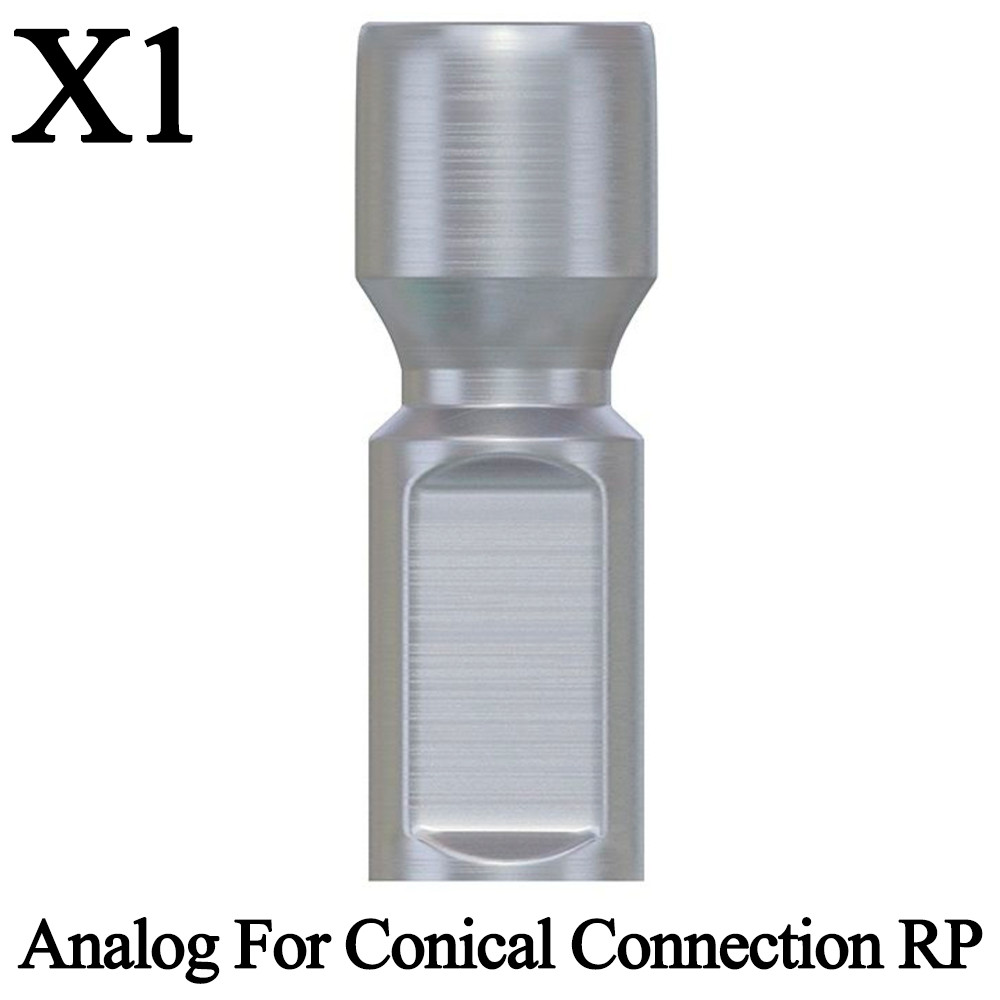 1x Dental Lab Analog For Conical Connection Regular Platform Fixture Prosthetic