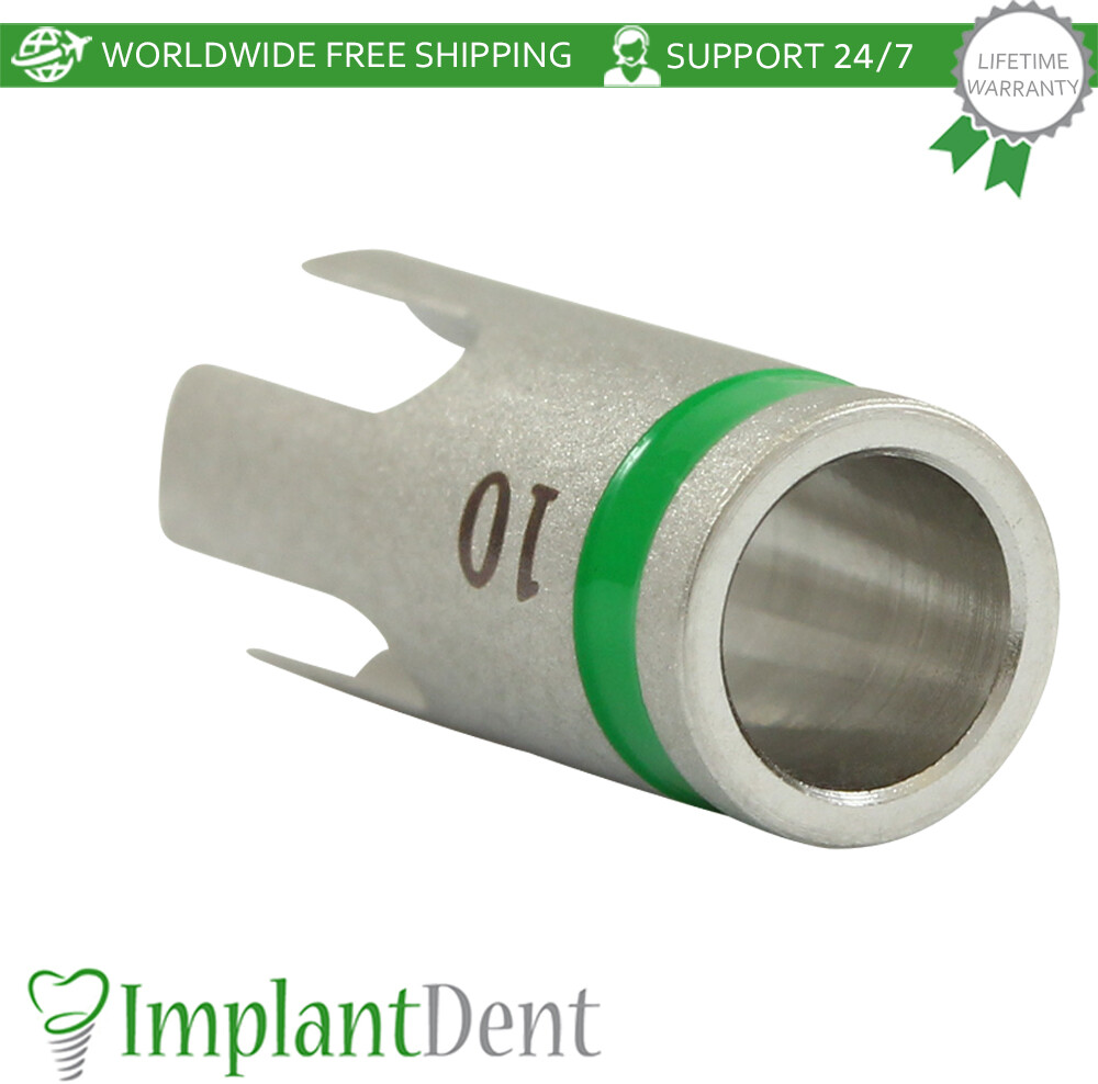 Dental Drill Stopper 3.65mm – Green Stainless Steel Dentistry Tool