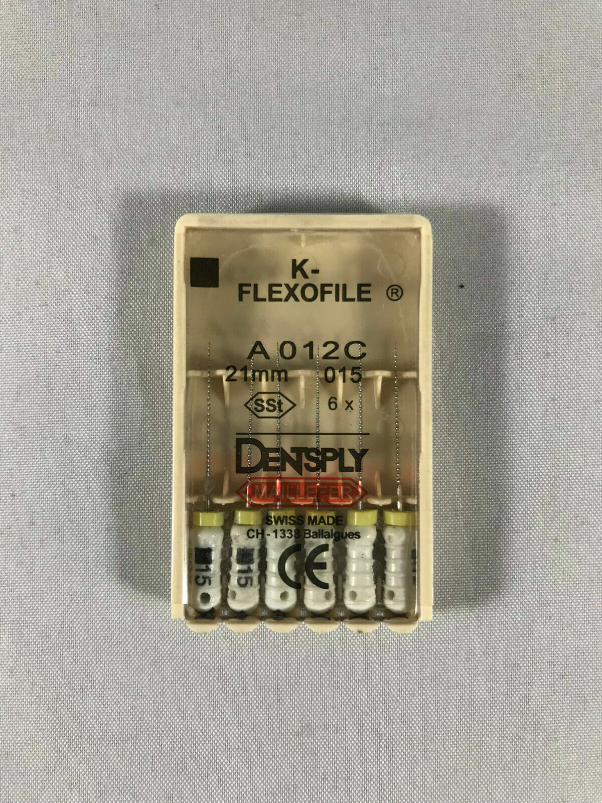 Dentsply Maillefer K-Flexo SS file Endodontic 21mm All sizes 30 files/pk
