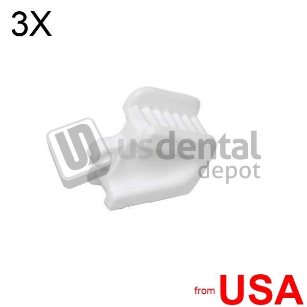 3X LOT of PLASDENT Disposable Mouth Props Medium (Child) WHITE 48/Bag. #E 423641
