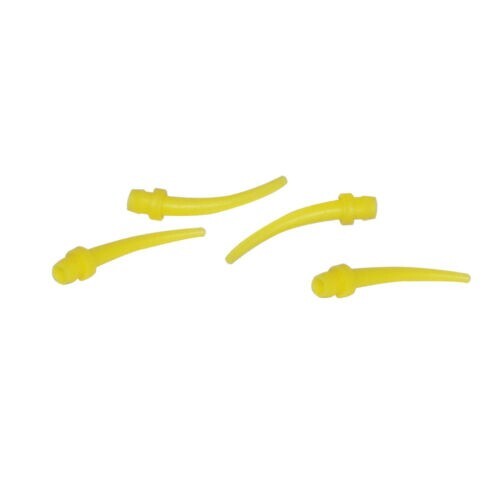 100 Pcs/pack Dental Disposable Intra Oral Impression Mixing Tips Yellow Mixers