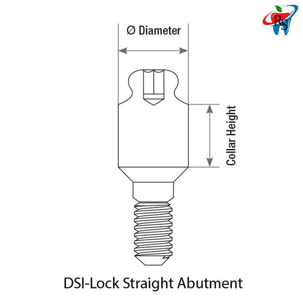 1x Kit Straight OT Loc Attachment Int Hex 2.42 Standard Silicone Metal Cap Ring