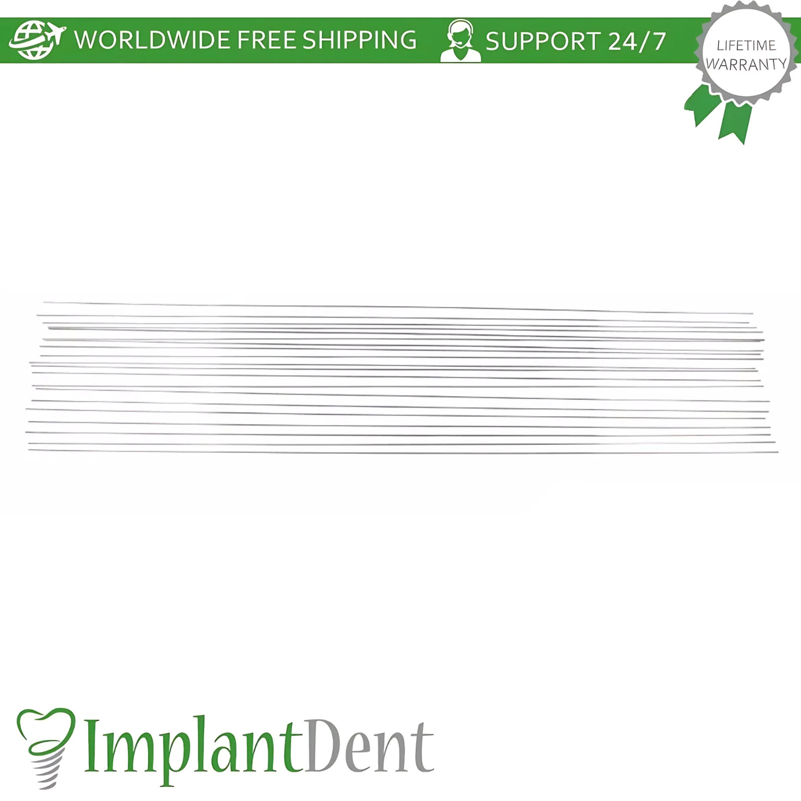 Dental Morest Standard CrNi Round Wire 10pcs Orthodontic Teeth Positions Guide