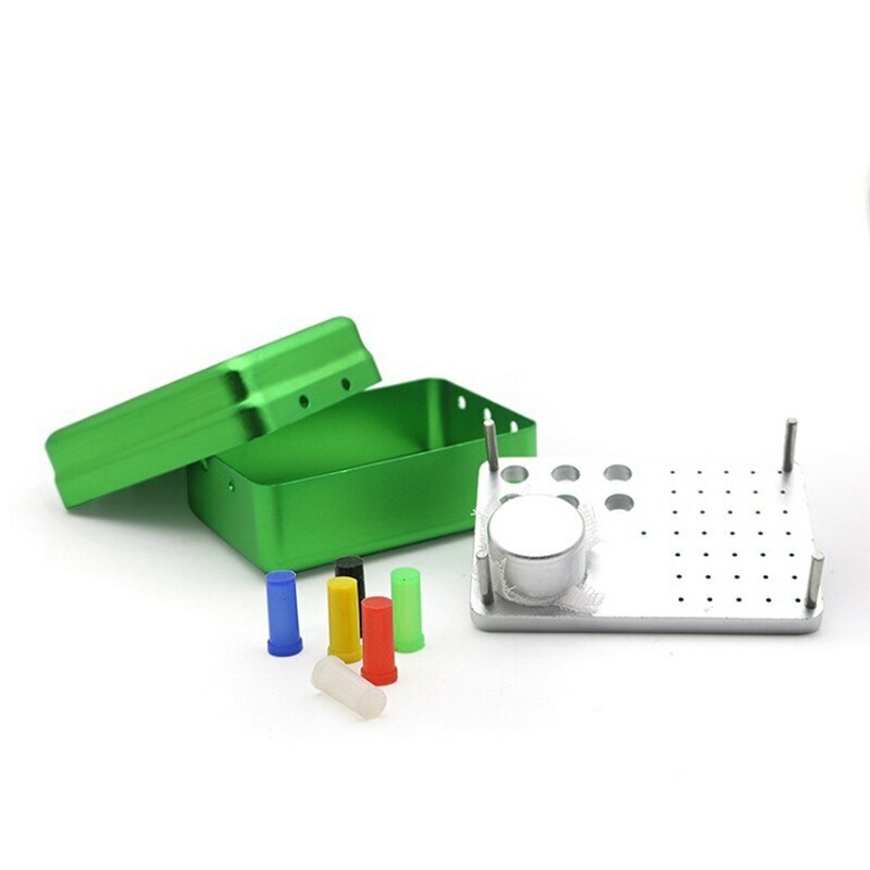 Dental Tools Sterilize 35/72 Holes Endo Endodontic Box Autoclavable Box Aluminum