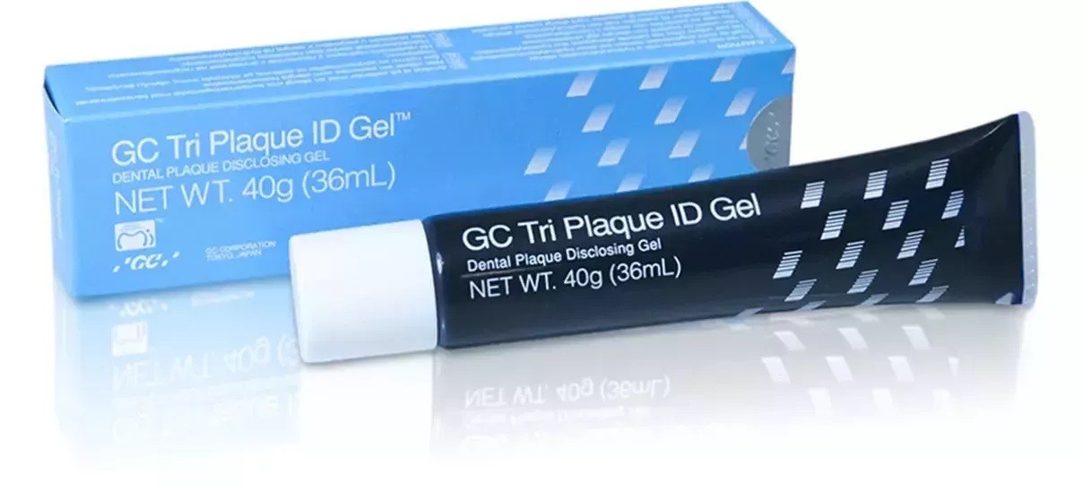 GC Tri Plaque ID Gel 40g Dental Plaque Disclosing Gel Caries Detection Oral Care