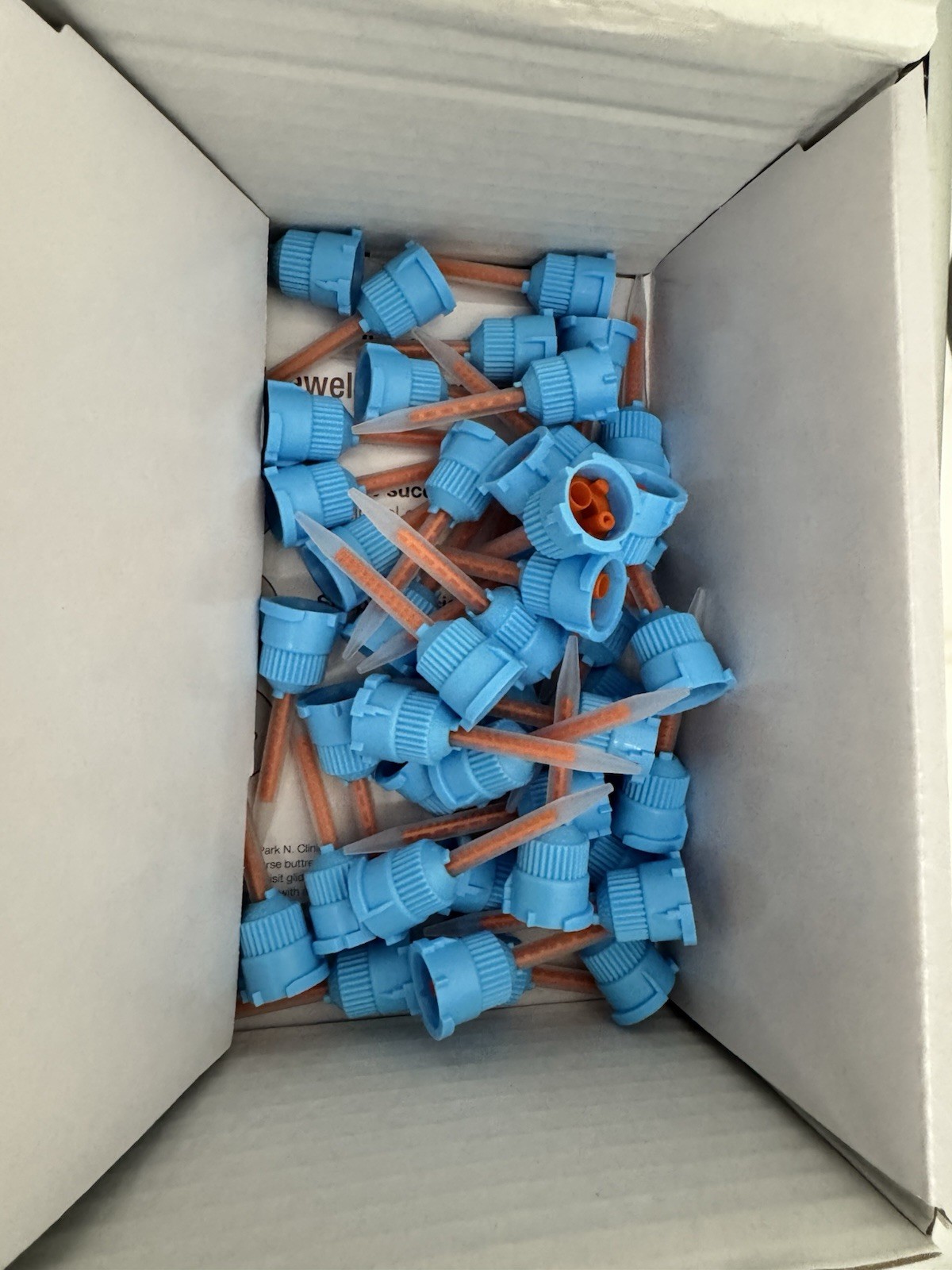 Short T-Mixer HP Mixing Tip 4:1/10:1 Nozzle Blue & Orange – 50 Pack