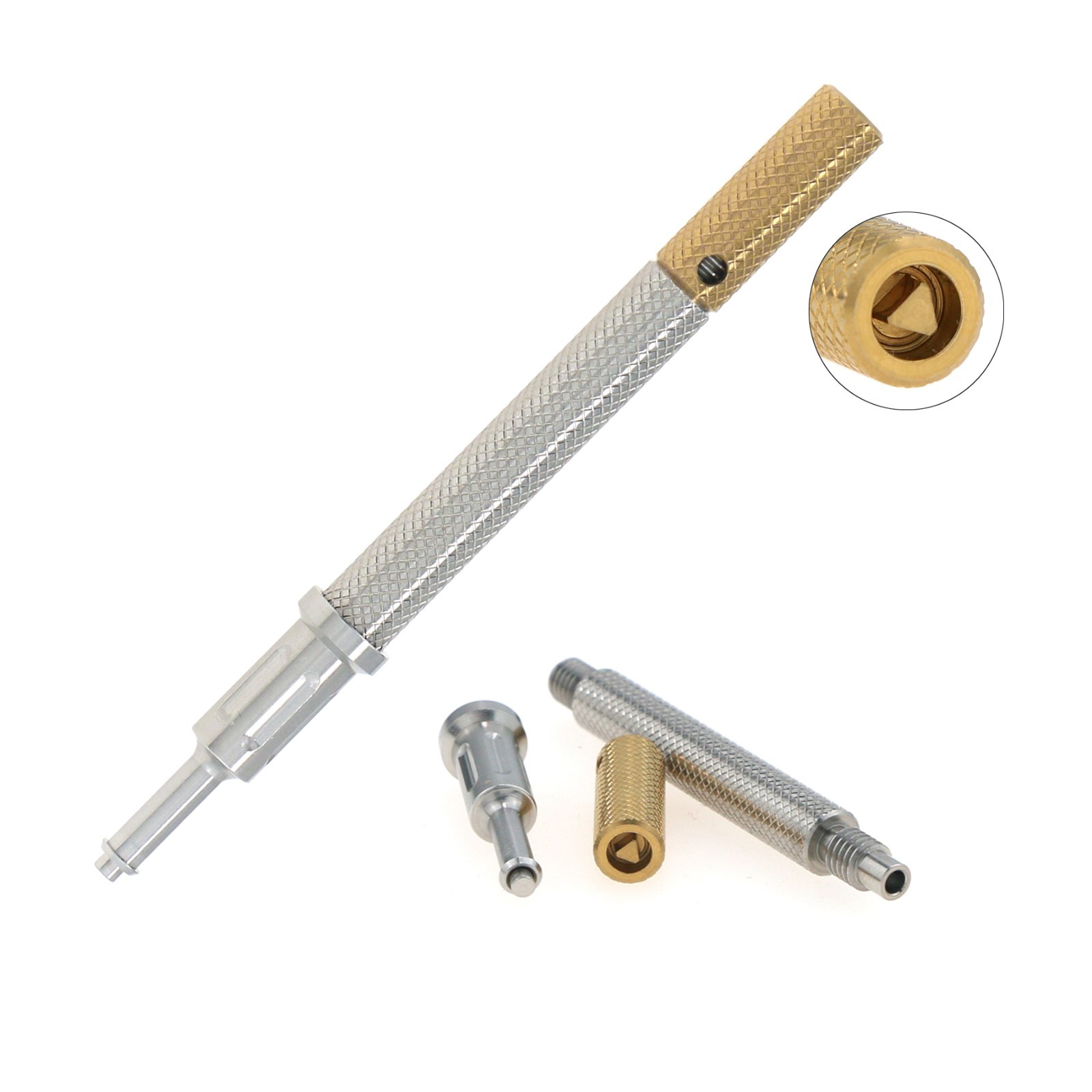 US Universal Dental Retention Caps Insertion Extraction Remove Locator Core Tool