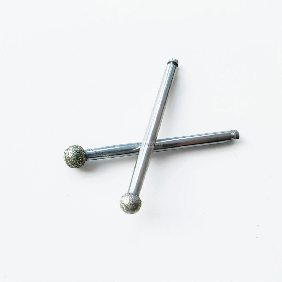 Dental Round Ball Burs Diamond Cavity Drilling Tooth Decay Cleaning Caries Grind