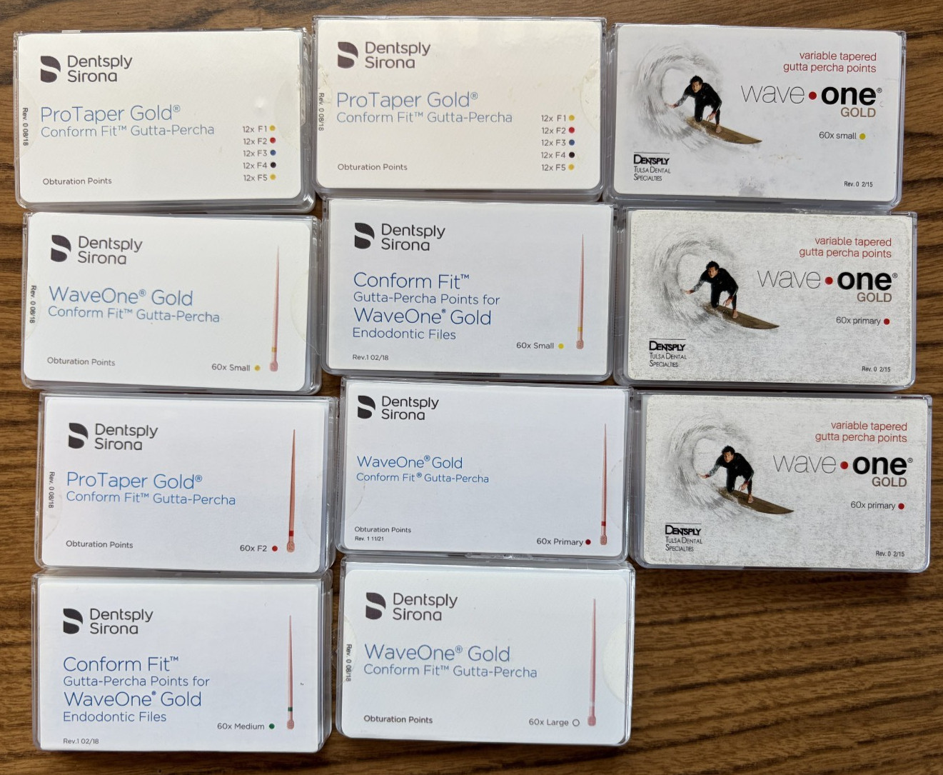 Dentsply Sirona WaveOne Gold Conform Fit Gutta-Percha Points