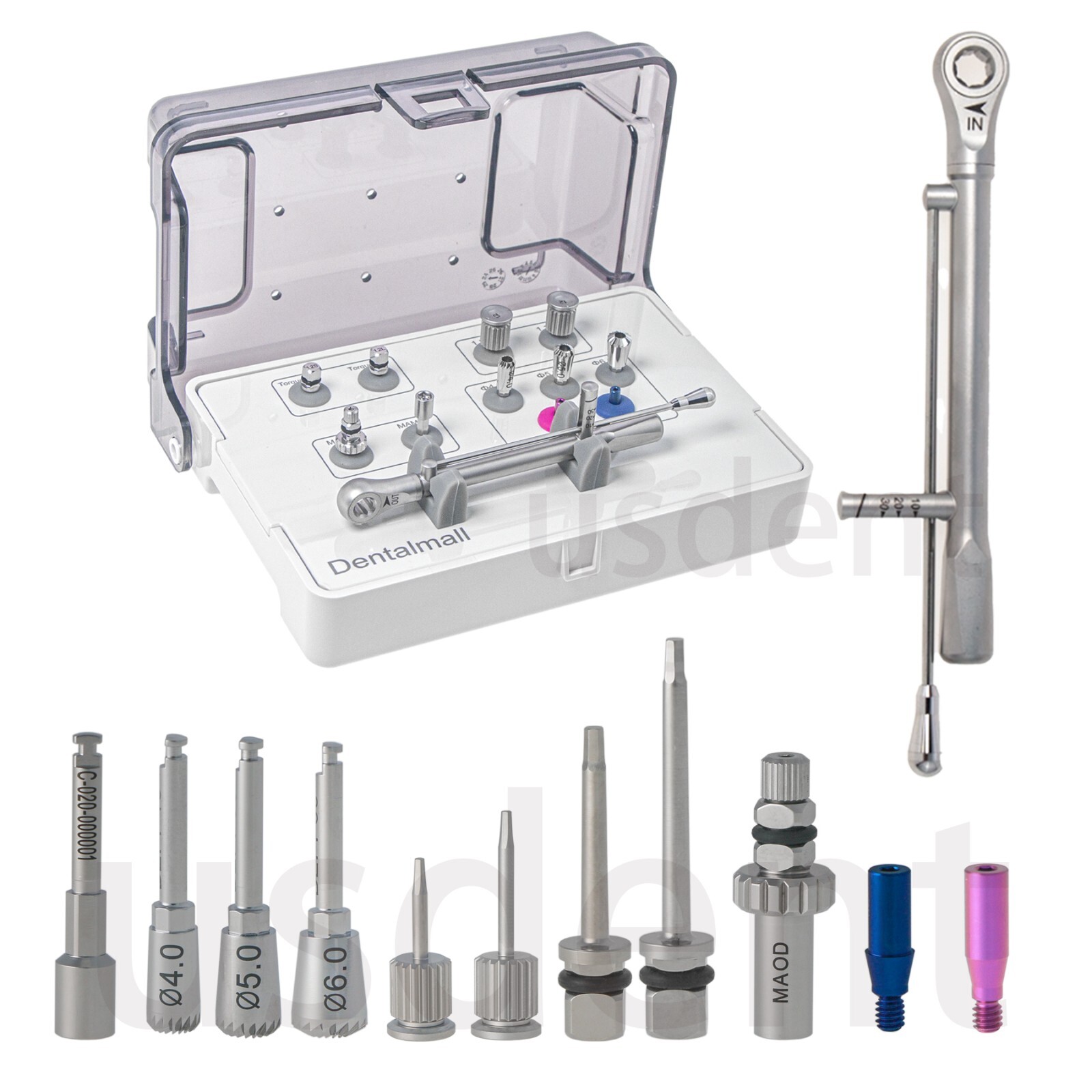 HIOSSEN OSSTEM PROSTHETIC KIT Implant Bone Profilers Torque Wrench Screwdrivers