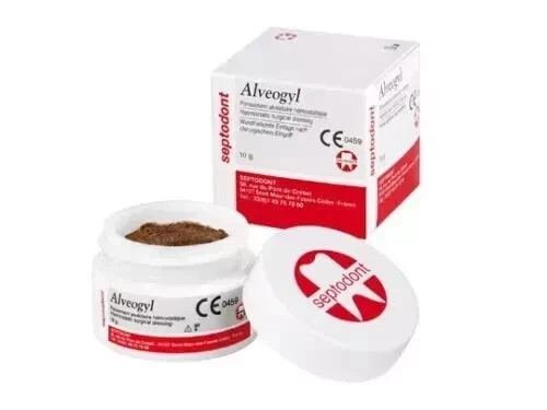 SEPTODONT ALVEOGYL 10gr JAR – Dry Socket Treatment Dressing IIFRESH STOCK 2027|