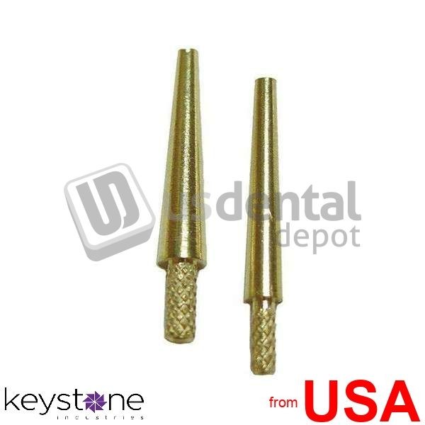 KEYSTONE Dowel Pins #2 Medium, 100 Box. Made of top quality brass – #131 446294