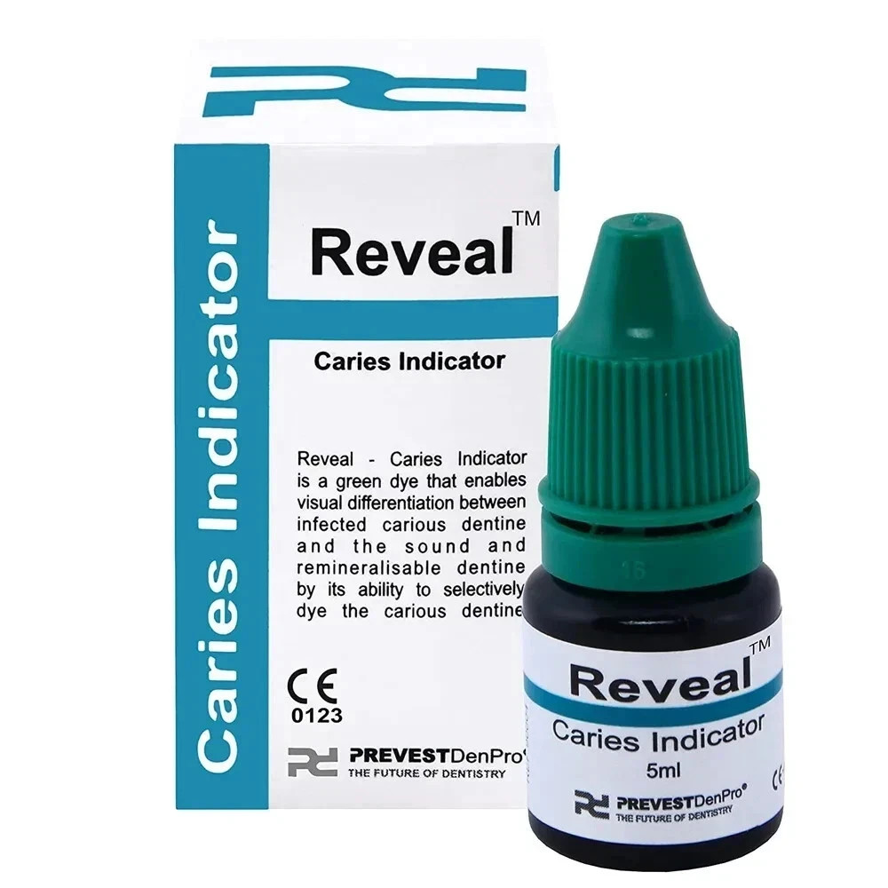 Dye Dentin Caries Detector Dental REVEAL 5ml Pack Caries Indicator(FREE SHIPING