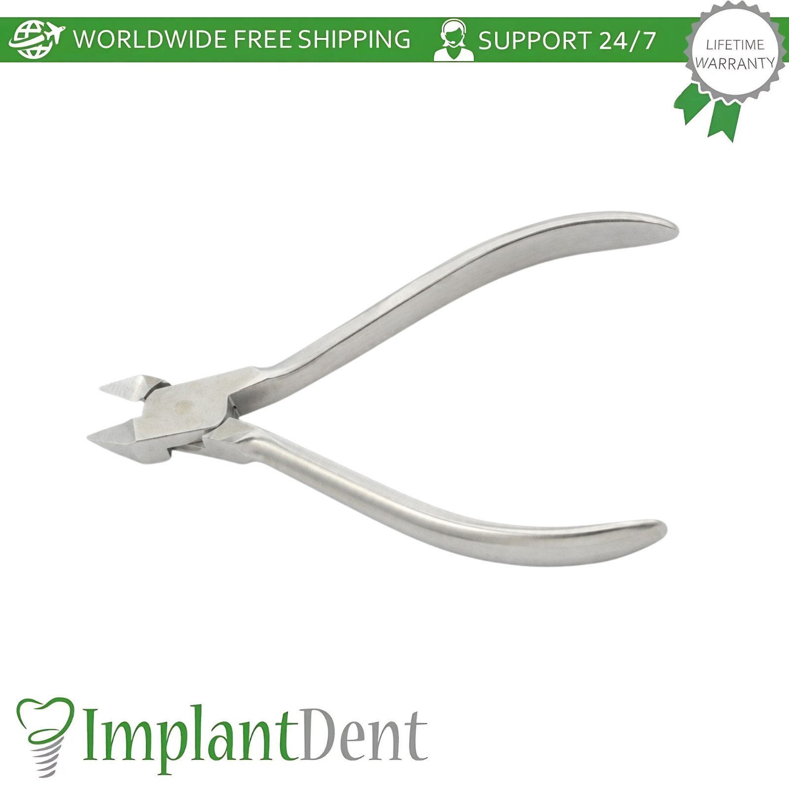 EQ-Line Adams Wire Bending Pliers Stainless Steel with Rectangular Beaks