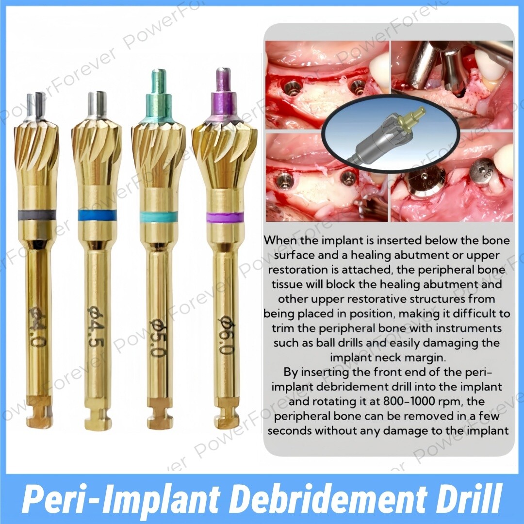 Implant Bone Profiler Dental Bone Mill Kit Sculpting Shaping Alveolar Ridge Tool