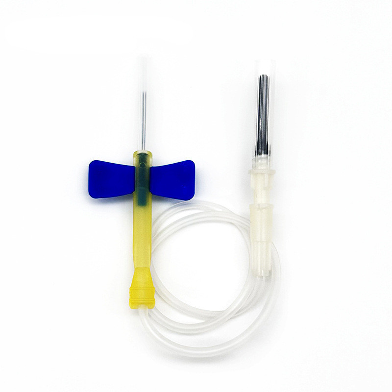 50Pc Disposable 23G Double Wings Shape Blood Collection Tips with Luer Connector