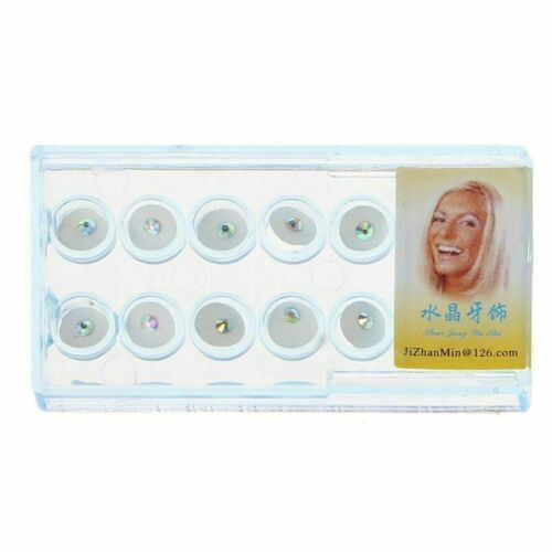 50Pcs Dental Oral Teeth Diamond Tooth Gems Crystal Ornaments Jewelry 2.0mm