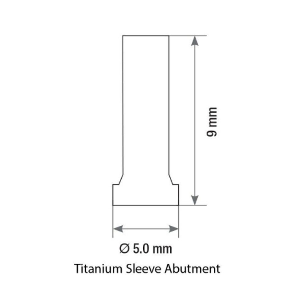 1x Set Angulated 17° Multi Unit 1.6 NP Int Hex 2.0 + Titanium Sleeve Dental
