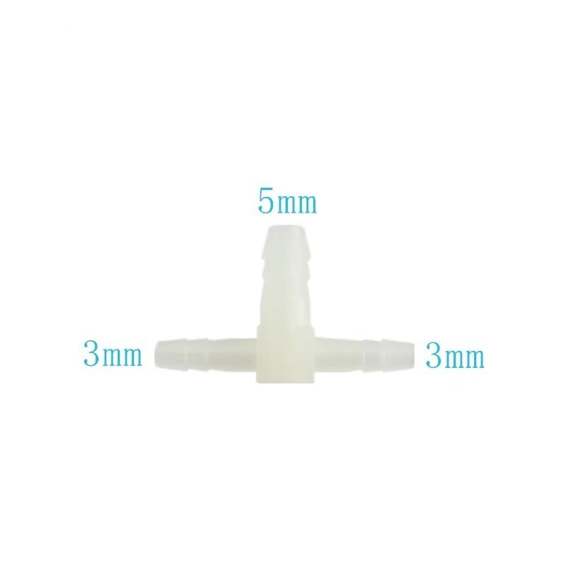 10 Pcs Dental Valve Chair Parts Fitting Connector for Dental Water Pipe 3*3*5mm