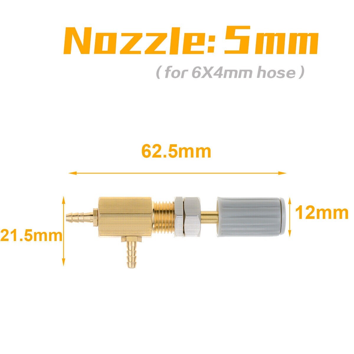 4Pcs/6Pcs Dental Regulator Control Water Valve T-Shape 5mm for Dental Chair