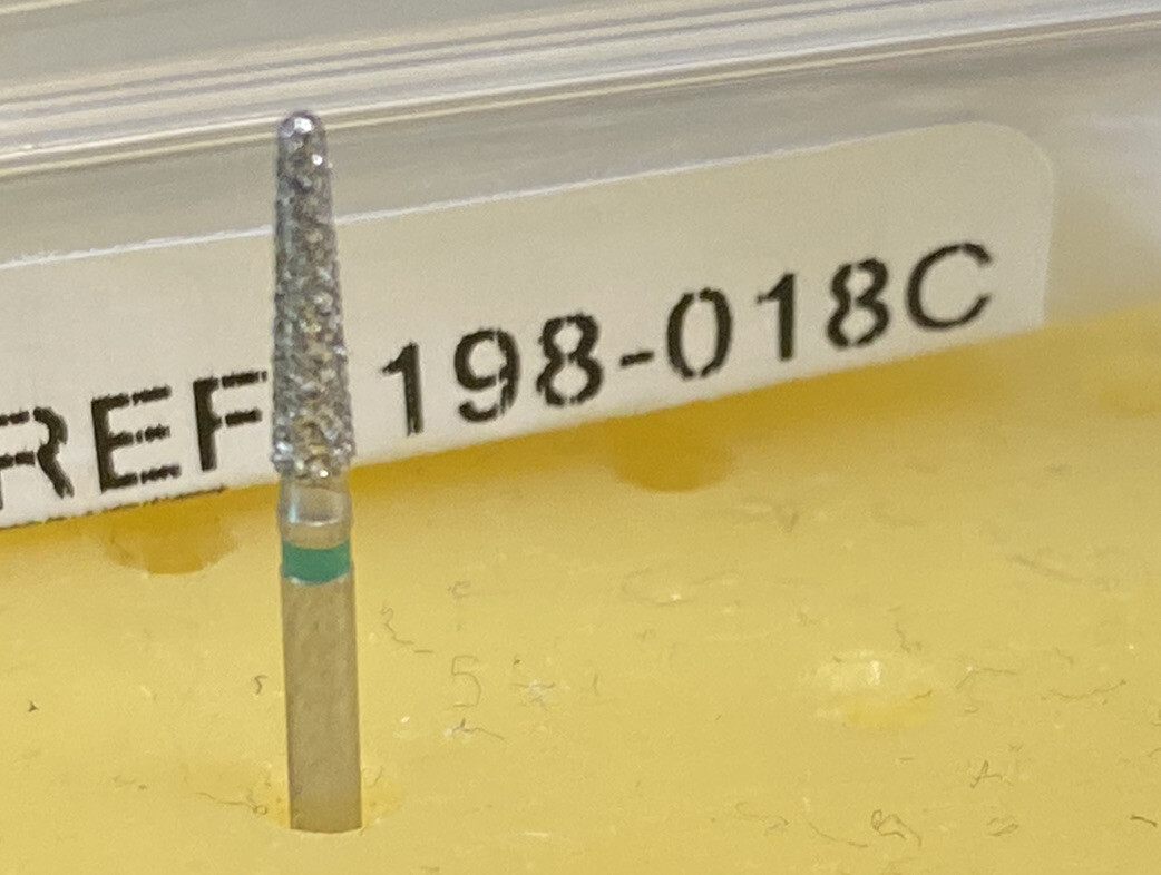 Diamond Burs 50 X 856-018 1.8 mm Diameter 8mm Cutting Length. (198)856-018 C