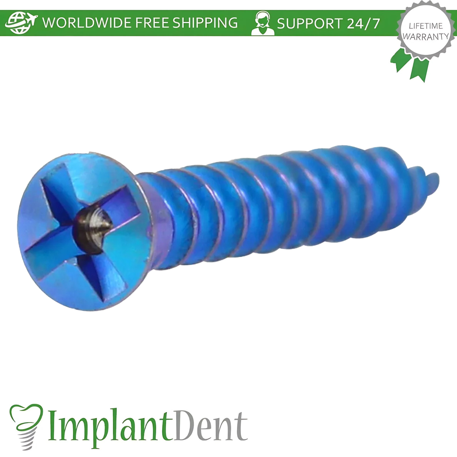 5x Dental Self Drilling GBR Titanium Screw 10mm Sterile Dentistry Lab Tool