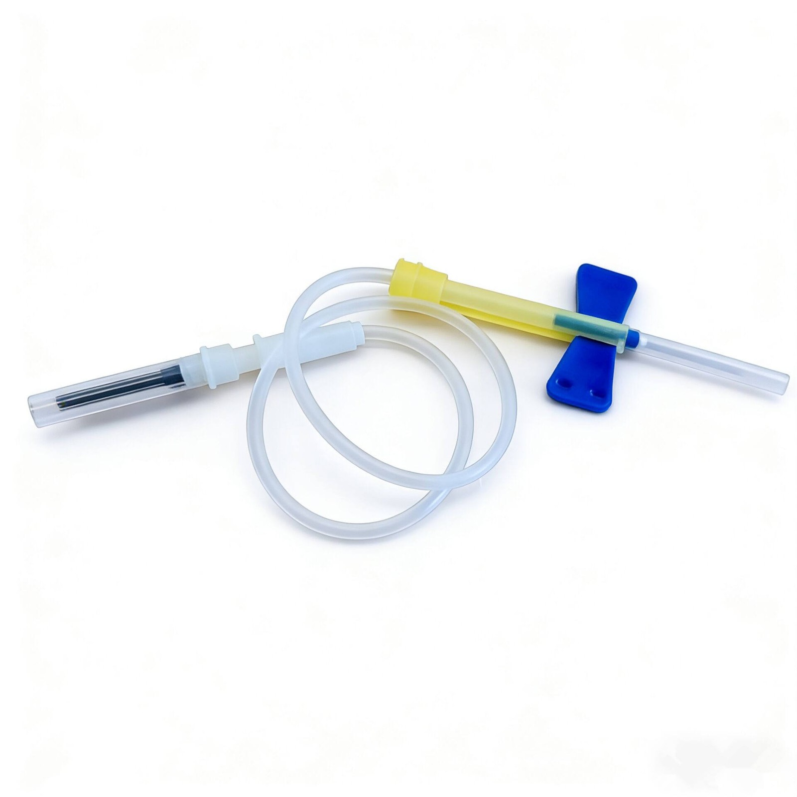 50Pc Disposable 23G Double Wings Shape Blood Collection Tips with Luer Connector